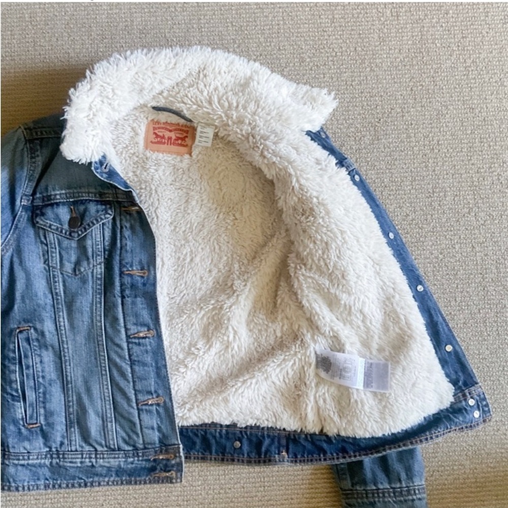 Levi's Denim Trucker Sherpa Jacket, SM